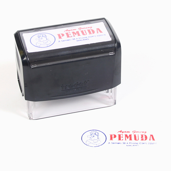 Stempel Trodat persegi 38 x 14 mm