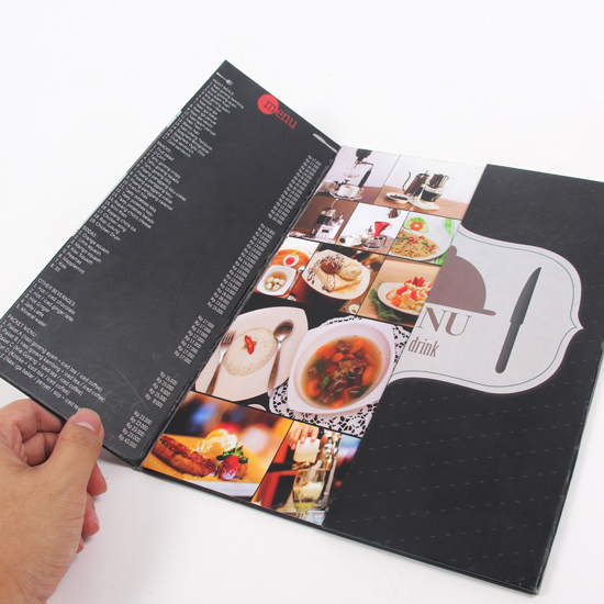 Menu Hard Cover Lipat A4