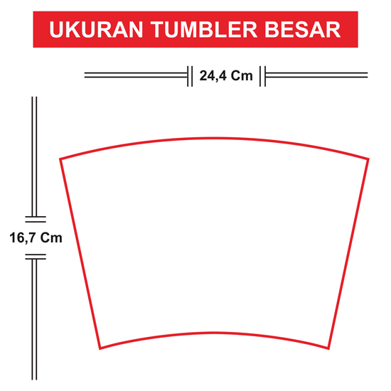 Tumbler Tinggi 19 cm