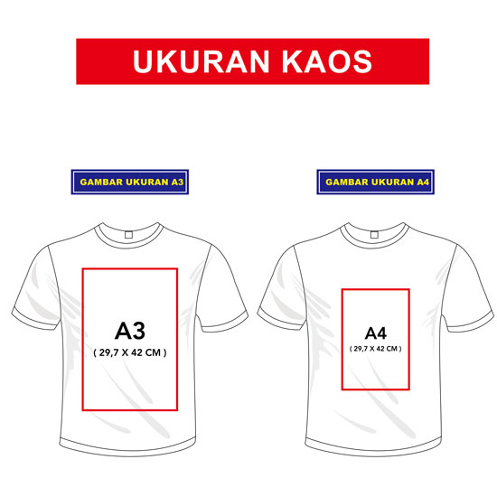 Kaos DTF Area Cetak A3 (29,7 x 42cm)