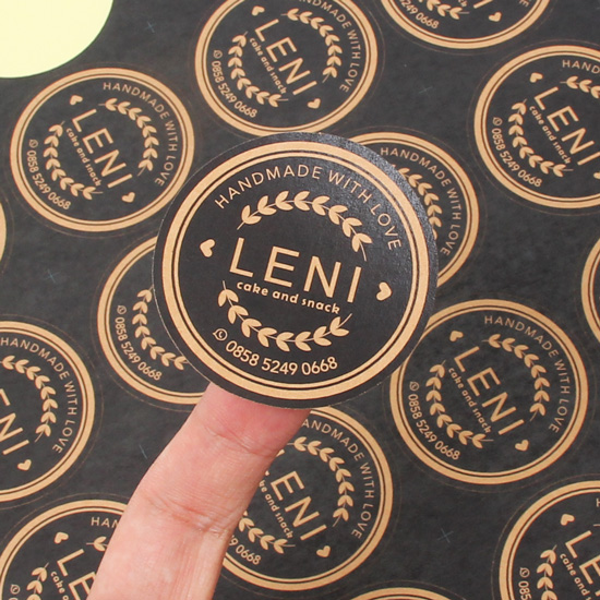 Print & Cut Sticker Kraft (Kisscut Stiker / Cutting Stiker)