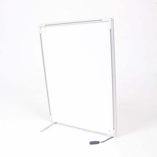 LED Display A4 komplit (Print + Adaptor + Penyangga)